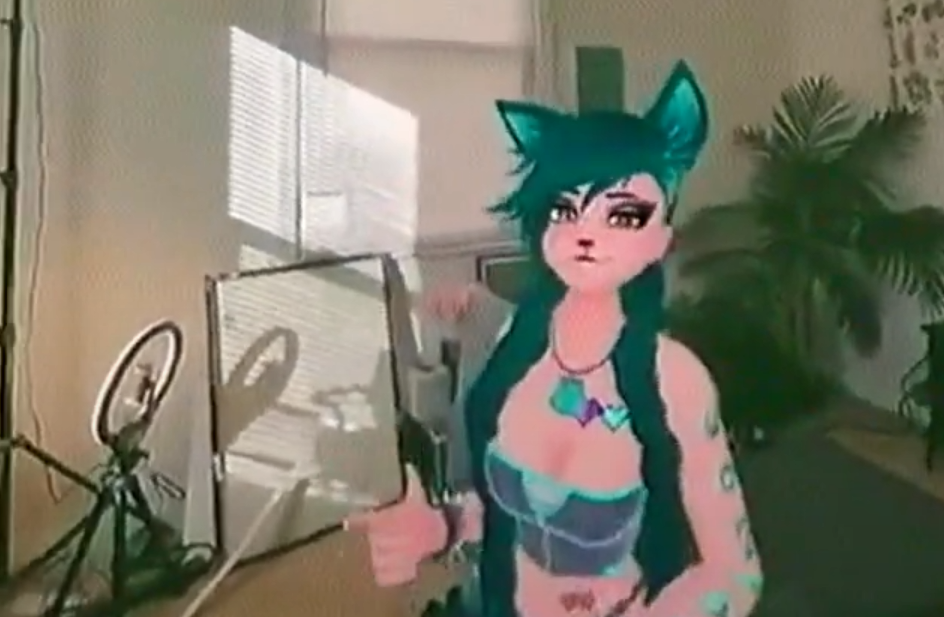 We Invited A VRChat User Over And Painted Them In AR